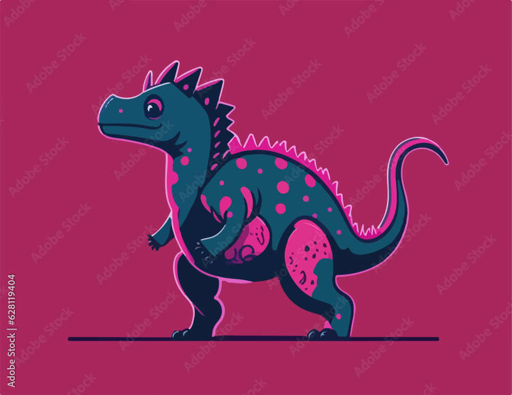 tyrannosaurus rex dinosaur vector ai generated 