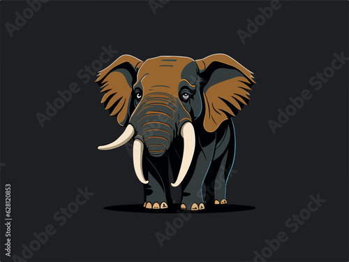 Elephant vector illustration ai generated 