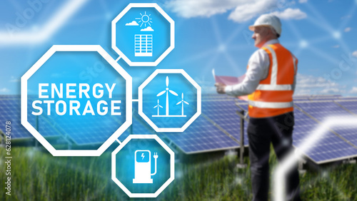 Energy storage. Solar panel...