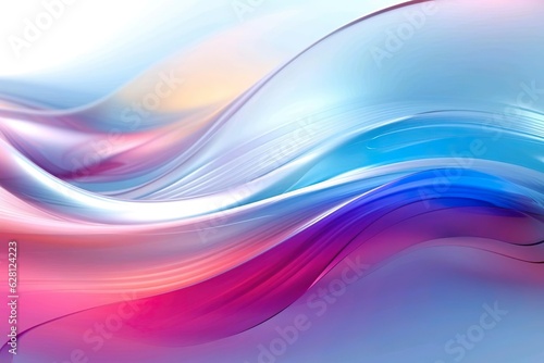 A colorful wave gradient with blue purple background