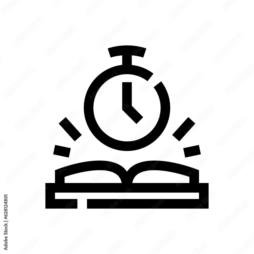 study time line design style icon for web and graphic design study time line design style icon for web and graphic design
