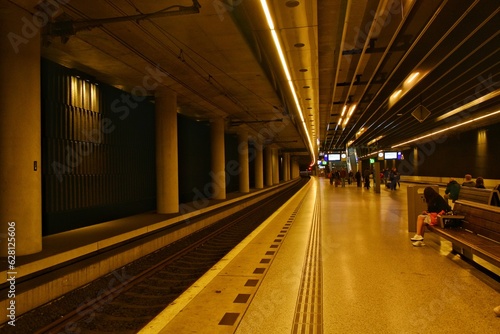 Railway station in the city of Delft