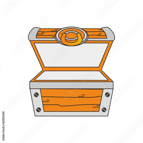 treasure chest with gold coins