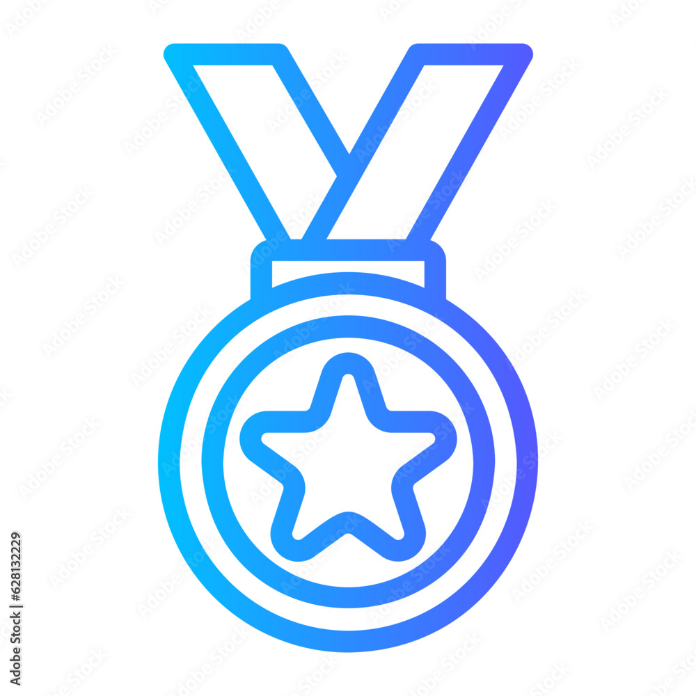 medal gradient icon medal gradient icon
