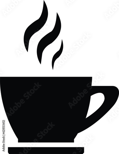  black coffee cup and mag for your design . A nice cup of coffee and tea. Coffee cup icons set .Coffee and tea cup icons set on white background .Tea Cups of coffee tea collection. Hot drink icon. Cup