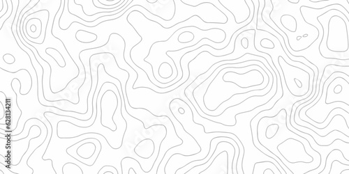Seamless Abstract lines background. Contour maps. Vector illustration, Topo contour map on white background, Topographic contour lines vector map seamless pattern.