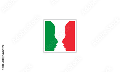 Free Download Face Vase in negative space, vase, - GFXLoad