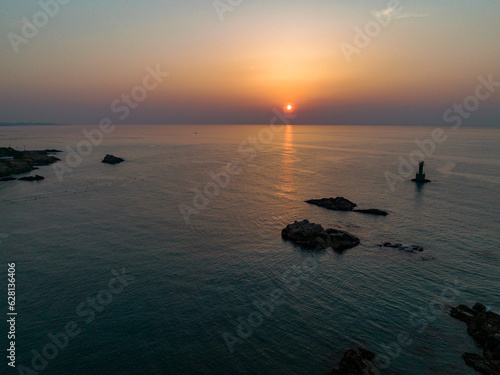 죽성성당의 아침