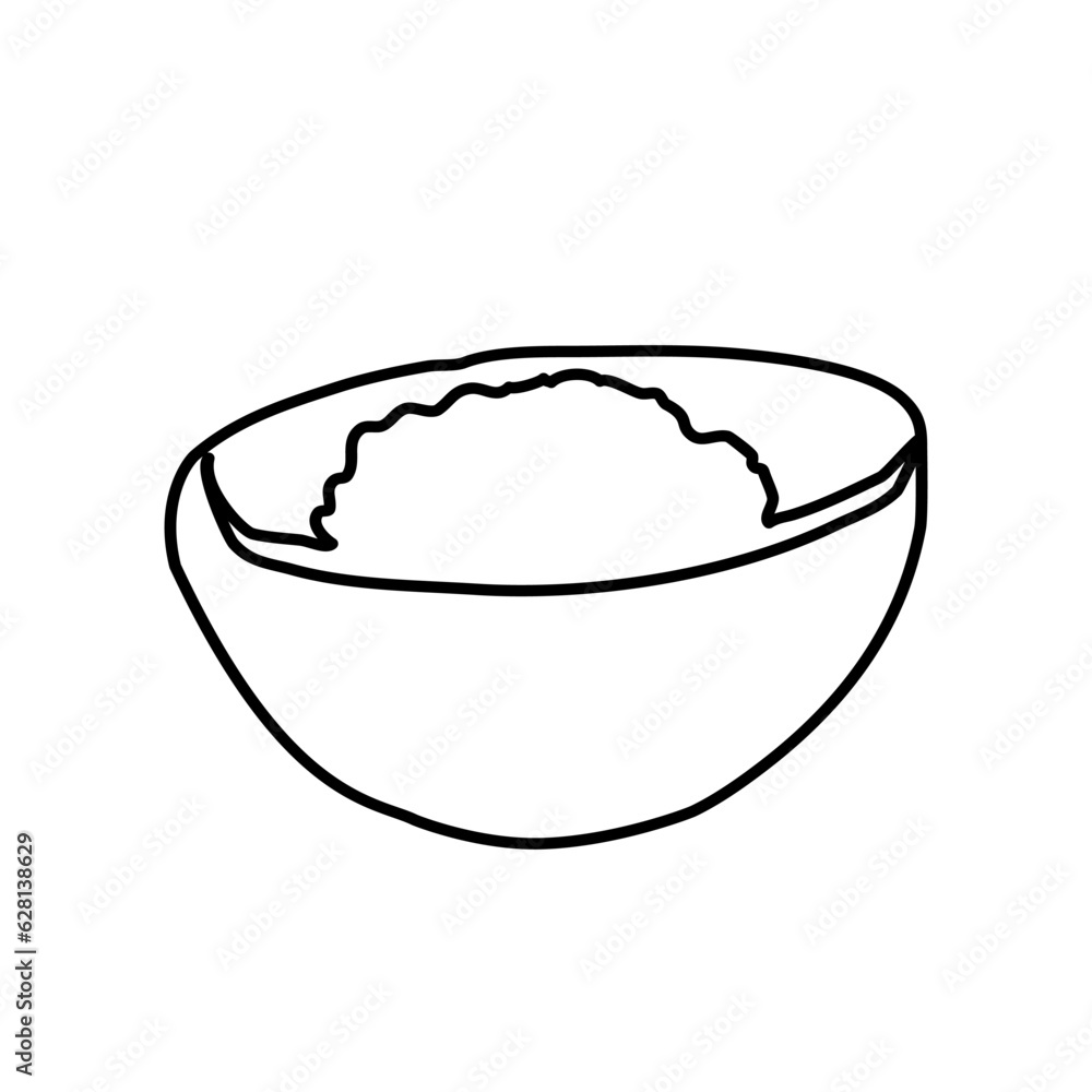 Korean street food, great design for any purposes Rice bowl Korean street food, great design for any purposes Rice bowl