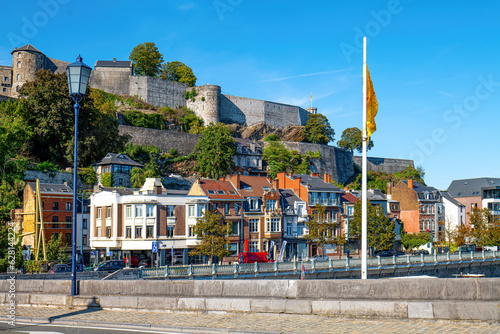 Namur, Belgien, Altstadt mit Zitadelle photo