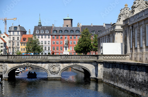 Canvas Print The Frederiksholms Kanal in Copenhagen