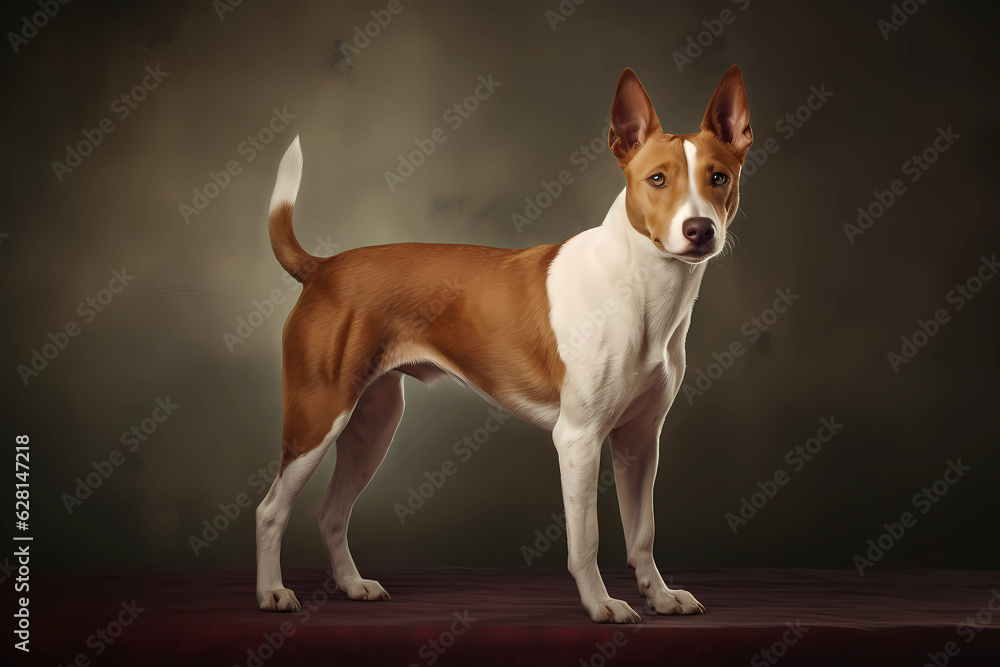 Basenji - originated in Central Africa, known for their yodel-like bark and cat-like grooming habits (Generative AI)