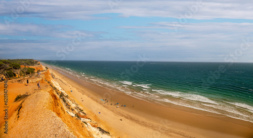 beautiful viewpoint in Olhos de Agua to the falesia beach