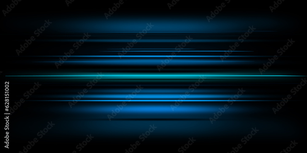 Motion light effect for banners. Blue lines. The effect of speed on a blue background. Blue lines of light, speed and movement Motion light effect for banners. Blue lines. The effect of speed on a blue background. Blue lines of light, speed and movement