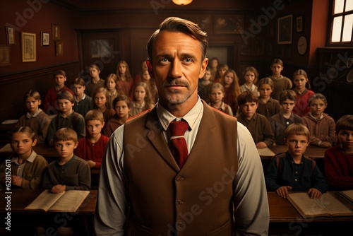 Teacher in a classroom, gen...