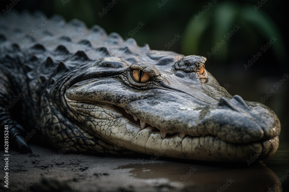 Fototapeta premium Aligator swamp photography