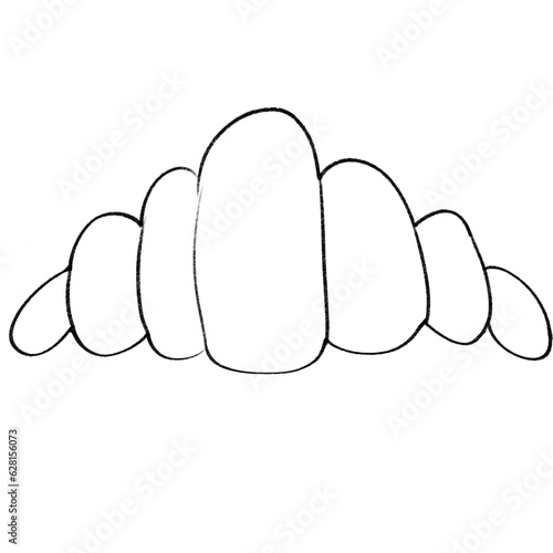 illustration of croissant 