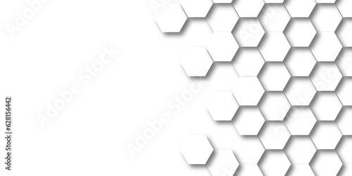 Fototapeta Seamless pattern with hexagons