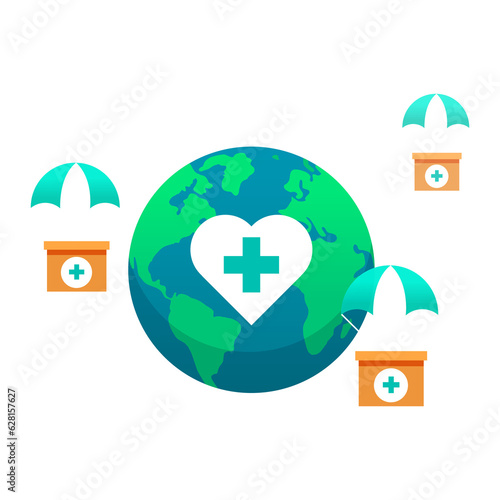 world humanitarian day element