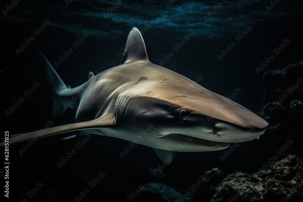 Naklejka premium Shark underwater photography