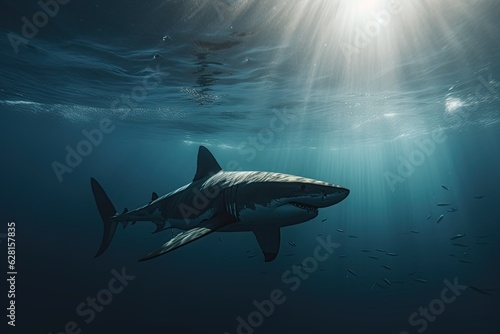 Shark underwater photography photo