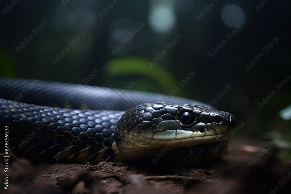 Obraz premium Snake photography upclose