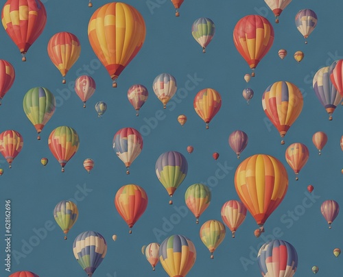 background with colored balloons, balloons on abstract background