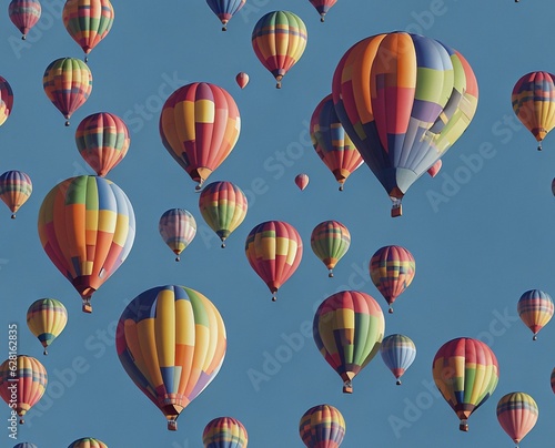background with colored balloons, balloons on abstract background