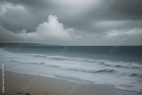 The Rainy Day Sea,Generative AI
