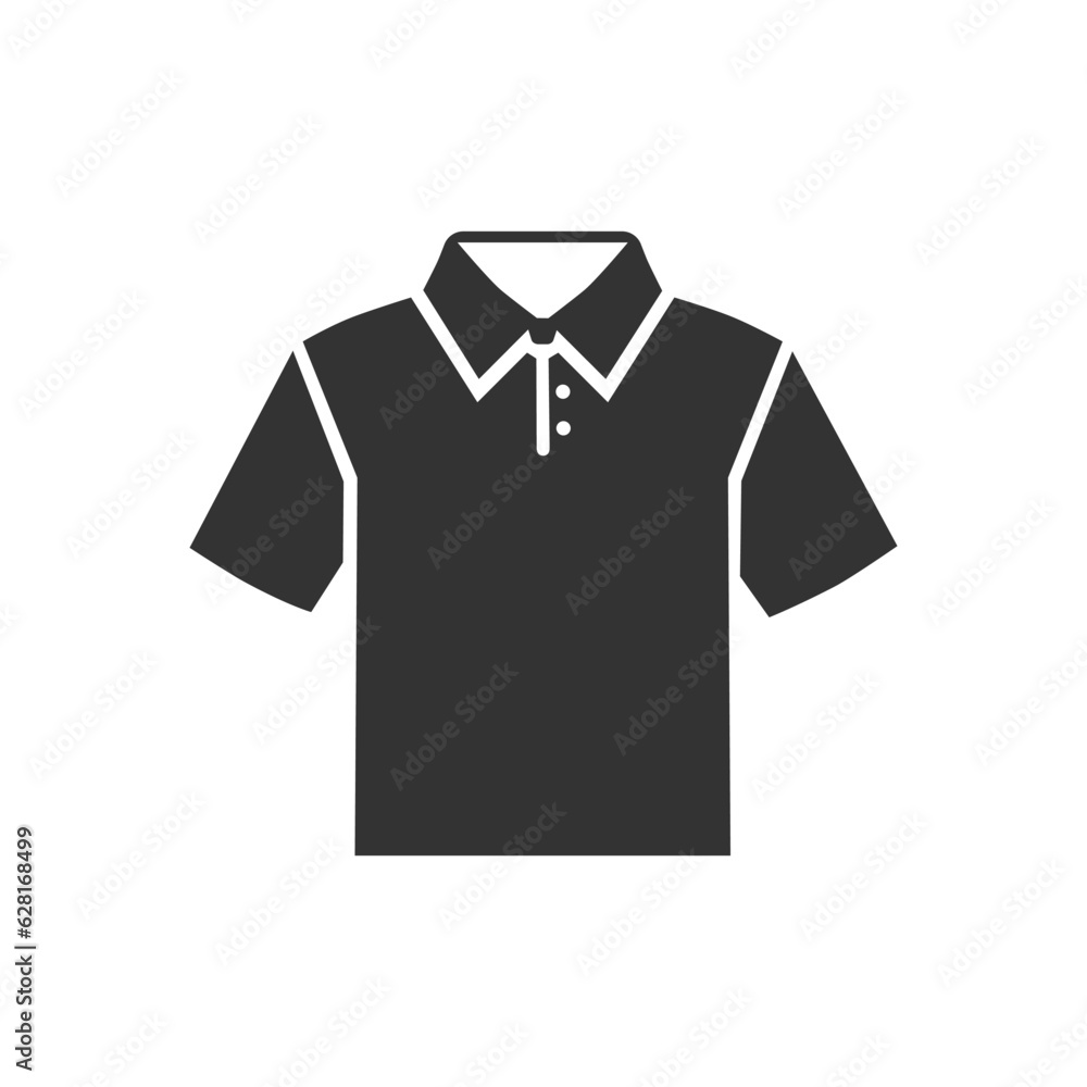 Polo shirt icon Sport Training sign. wear and tear, T-shirt human uniform vector icon, modern Polo shirt icon Sport Training sign. wear and tear, T-shirt human uniform vector icon, modern