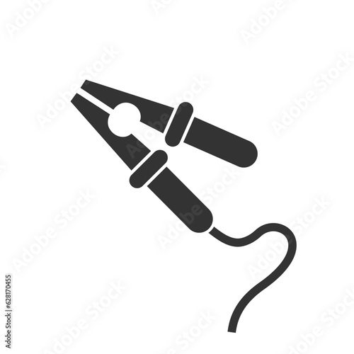 Pliers charger icon.Vector concept illustration for design