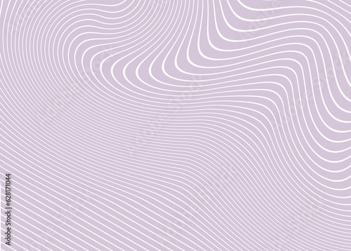 Pink background with a touch of grey, pastel shade. Decor in the form of white wavy lines.