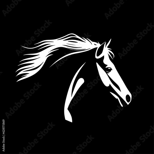 Horse - High Quality Vector Logo - Vector illustration ideal for T-shirt graphic