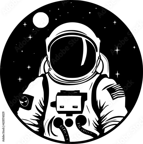 Astronaut - High Quality Vector Logo - Vector illustration ideal for T-shirt graphic