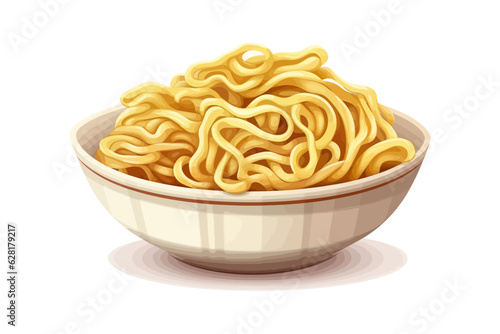 Chinese noodles.  Vector illustration design.