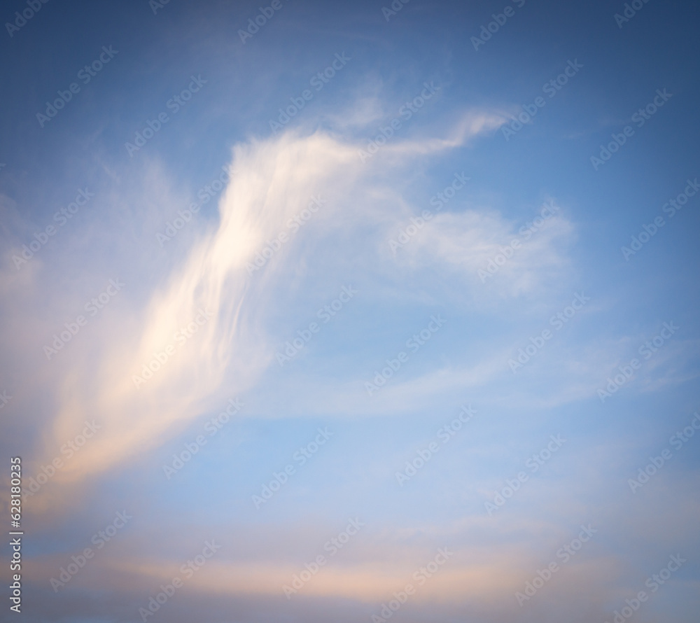 Beautiful summer beach sunset sky and clouds Beautiful summer beach sunset sky and clouds