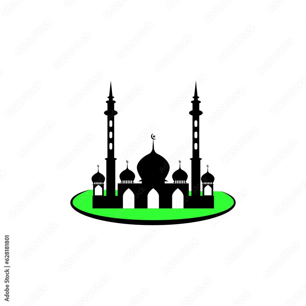 Fototapeta premium mosque icon design vector