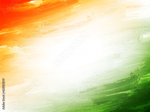 Decorative Indian flag theme Independence day 15th august tricolor background