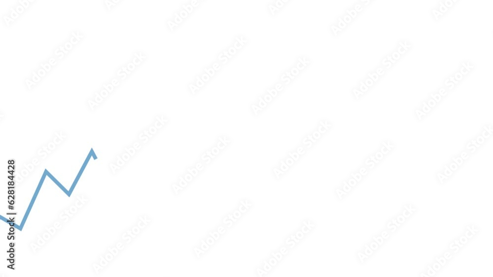 Grow chart business concept. Chart animation for business presentation. Grow chart business concept. Chart animation for business presentation.