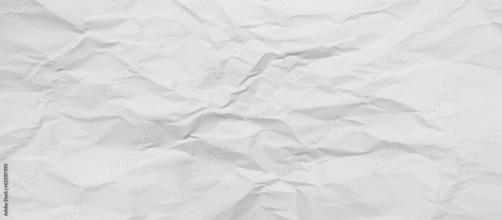 White creased crumpled paper sheet texture can be use as background. Ragged White Paper, white waxed packing paper texture. White creased crumpled paper sheet texture can be use as background. Ragged White Paper, white waxed packing paper texture.