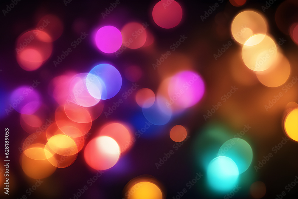 Bokeh background blurred background Soft Blur Light Bokeh Effect Wallpaper ai generated