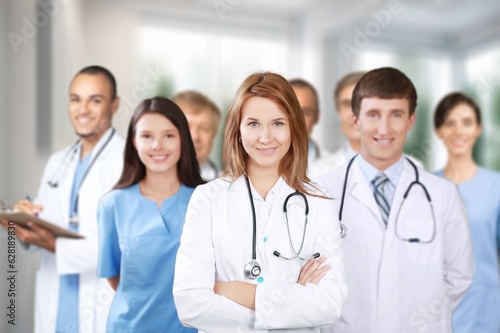 Planning concept  doctors work in hospital  AI generated image
