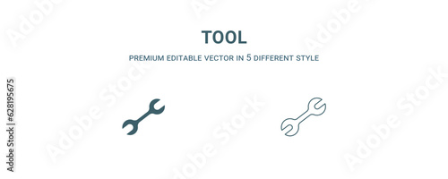 tool icon. Filled and line tool icon from history collection. Outline vector isolated on white background. Editable tool symbol