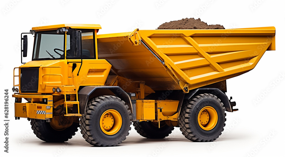 Tipper truck for mining work generativa IA