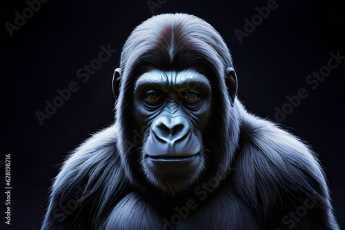 Realistic lifelike gorilla generated by AI tool © Muhammad