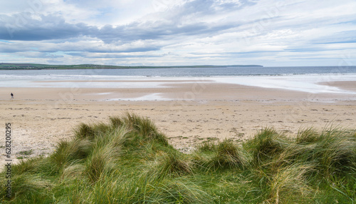 Scottish landscapes around Caithness beach, Northen Scotland landscapes, during a springtime day