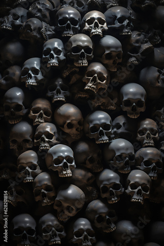 Wall of Skulls - Generative AI