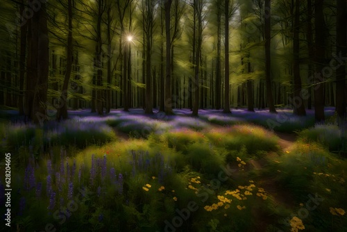 sunrise in the forest © zooriii arts