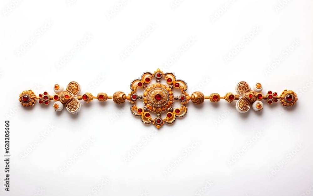 Rakhi on white background. raksha bandhan background. Rakhi on white background. raksha bandhan background.