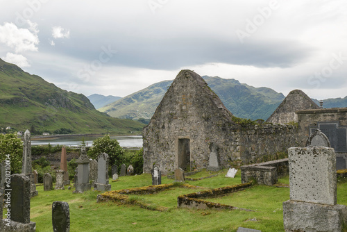 landscape along the road from Ballaculish to the isle of Skye, Scotland photo